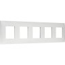 Рамка 5-местная IEK SKANDY SK-F05W арктический белый SK-M52-K01